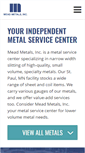 Mobile Screenshot of meadmetals.com